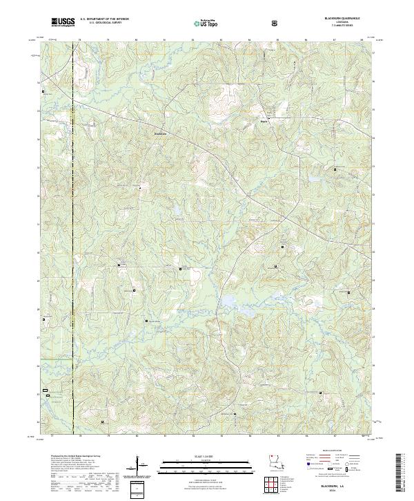USGS Topographic Map – Blackburn
