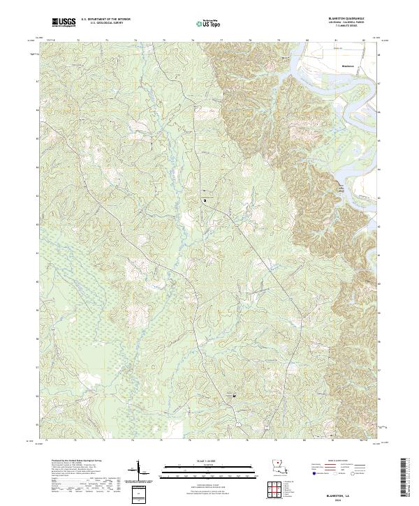 USGS Topographic Map – Blankston