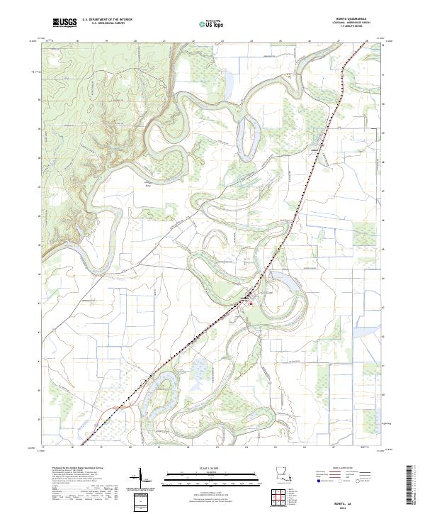 USGS Topographic Map – Bonita