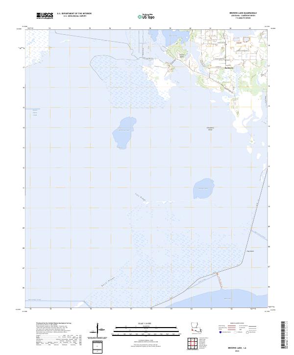USGS Topographic Map – Browns Lake