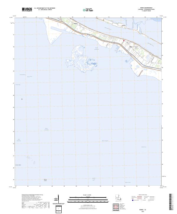 USGS Topographic Map – Buras