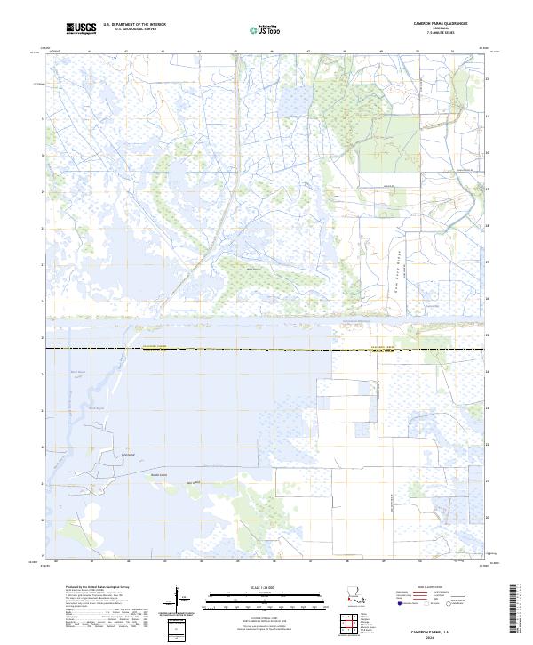 USGS Topographic Map – Cameron Farms