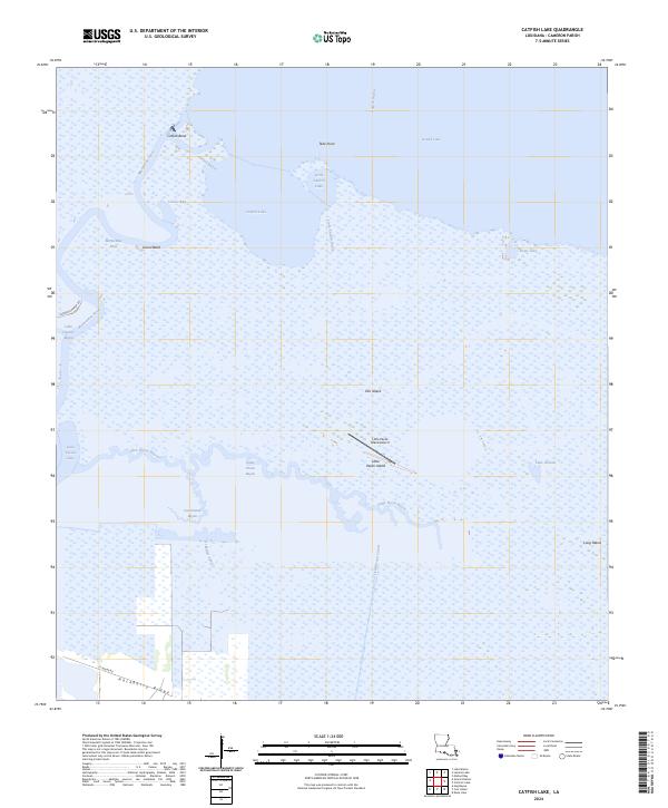 USGS Topographic Map – Catfish Lake