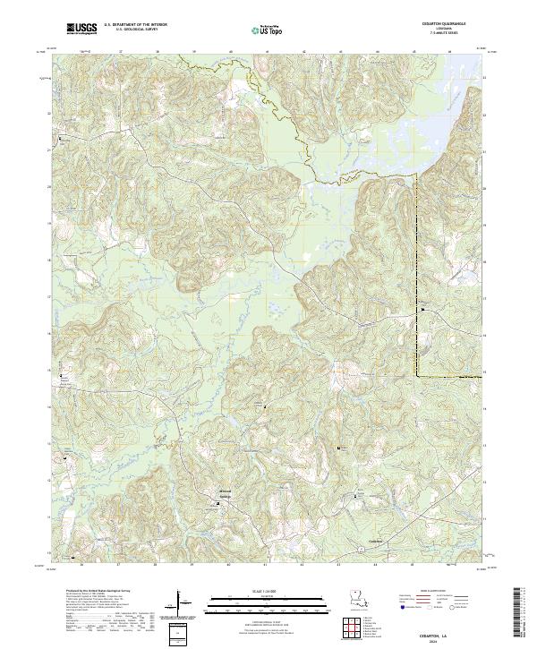USGS Topographic Map – Cedarton