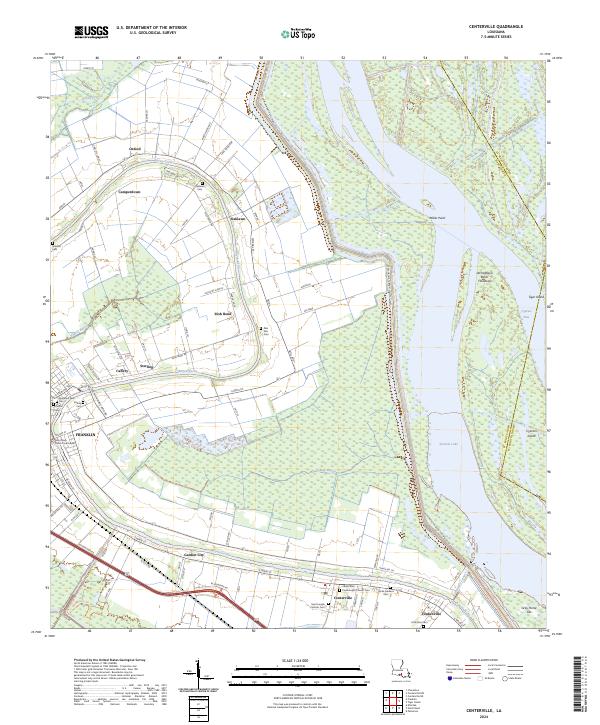 USGS Topographic Map – Centerville