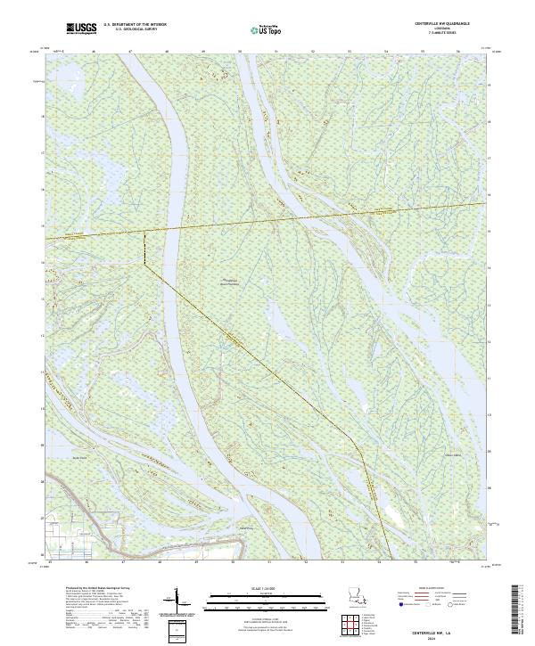 USGS Topographic Map – Centerville NW