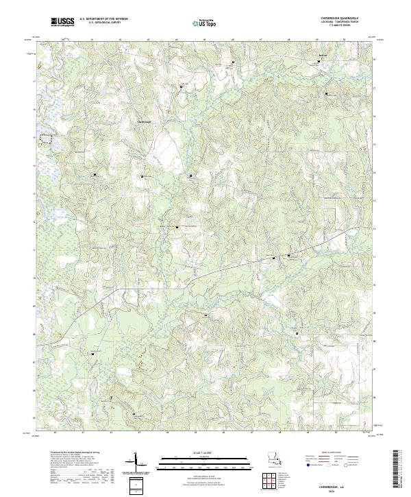 USGS Topographic Map – Chesbrough