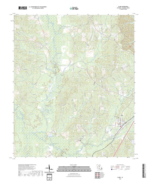 USGS Topographic Map – Clark