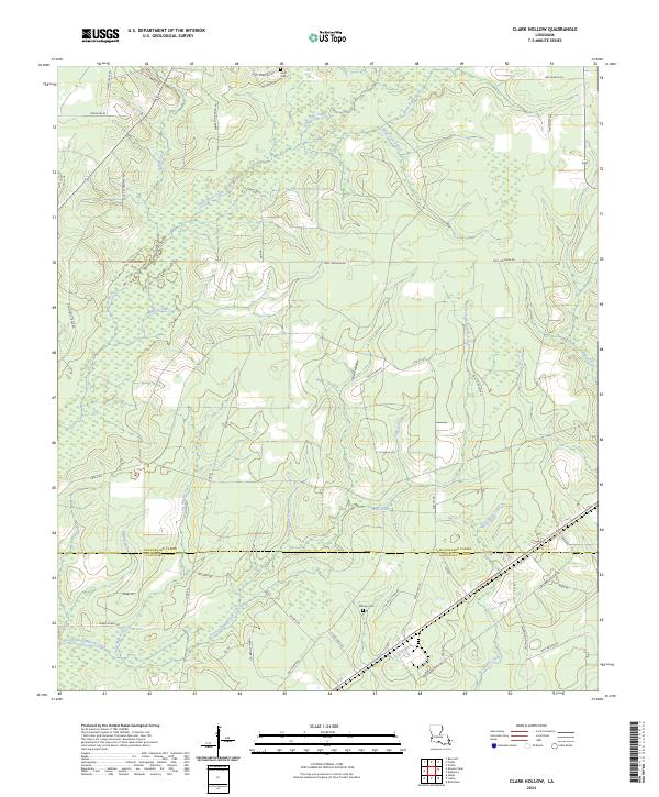 USGS Topographic Map – Clark Hollow