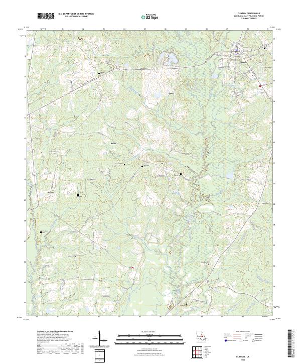 USGS Topographic Map – Clinton