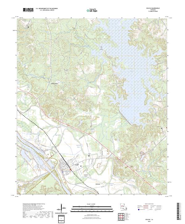 USGS Topographic Map – Colfax