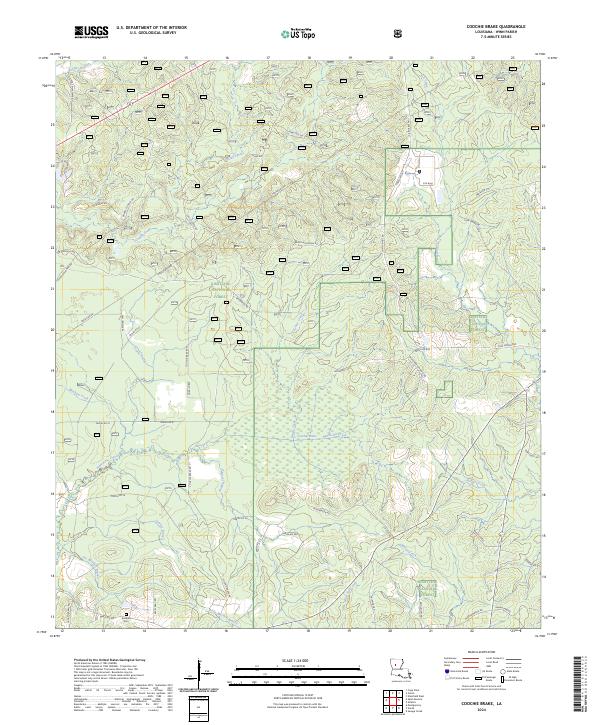USGS Topographic Map – Coochie Brake