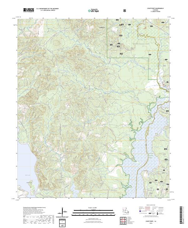 USGS Topographic Map – Coup Point
