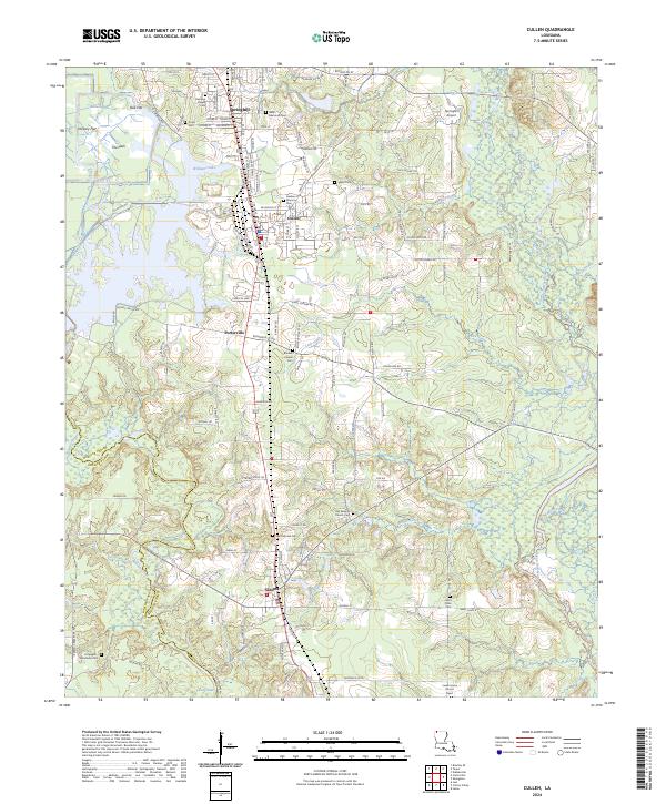 USGS Topographic Map – Cullen