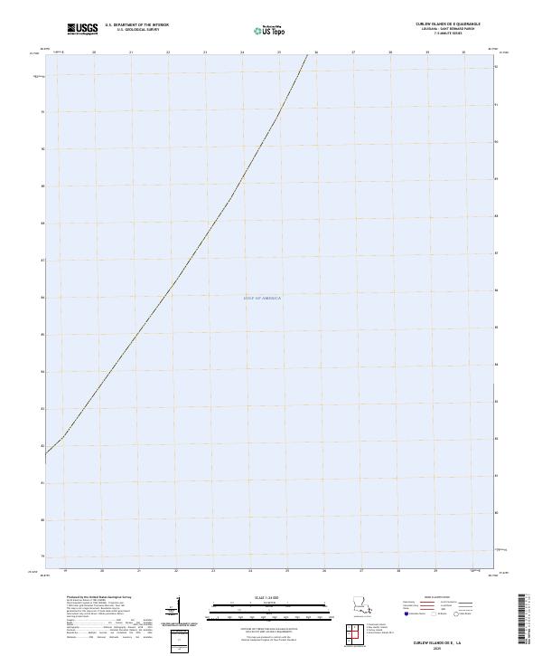 2025 Map of Curlew Islands OE E, 2025 Print