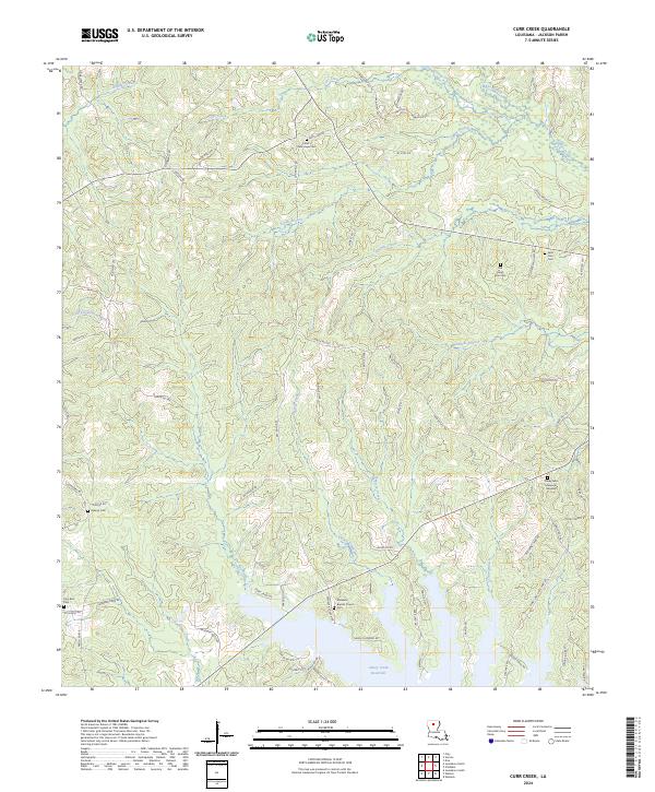 USGS Topographic Map – Curr Creek