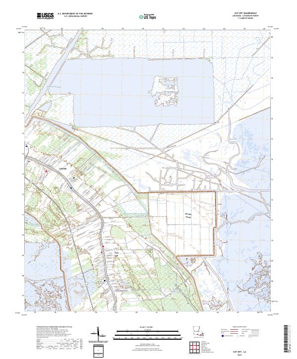 USGS Topographic Map – Cut Off