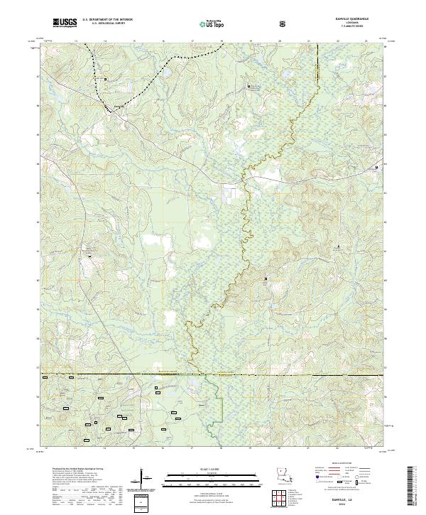 USGS Topographic Map – Danville