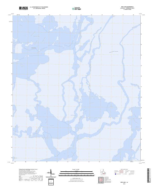 USGS Topographic Map – Dog Lake