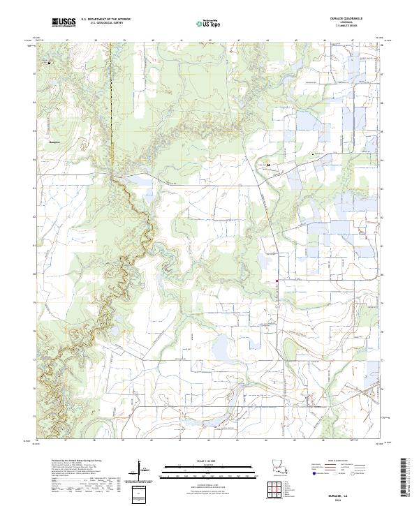 USGS Topographic Map – Duralde