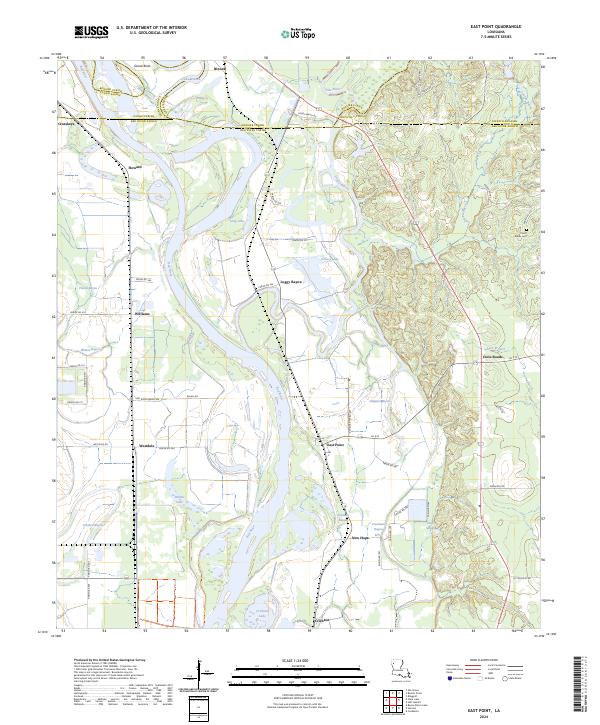 USGS Topographic Map – East Point