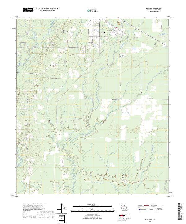 USGS Topographic Map – Elizabeth