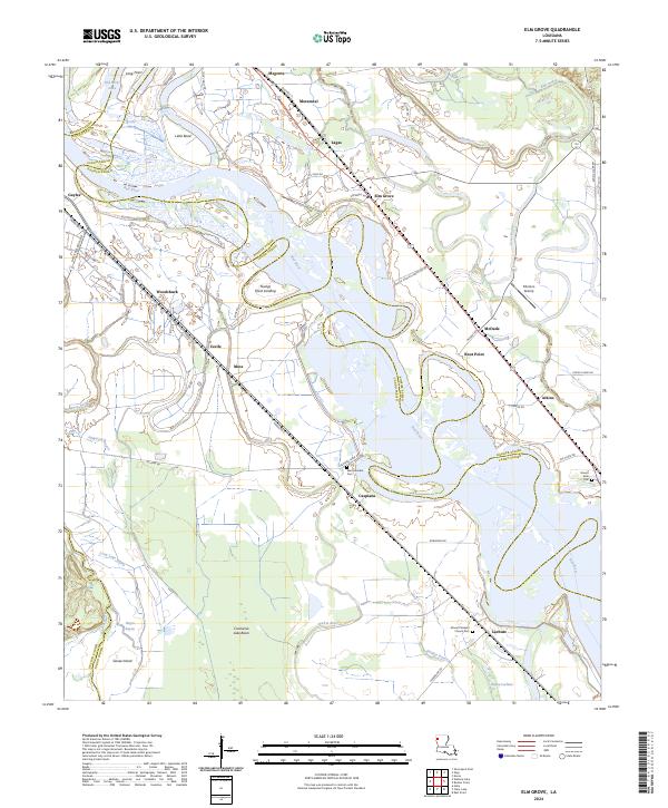 USGS Topographic Map – Elm Grove