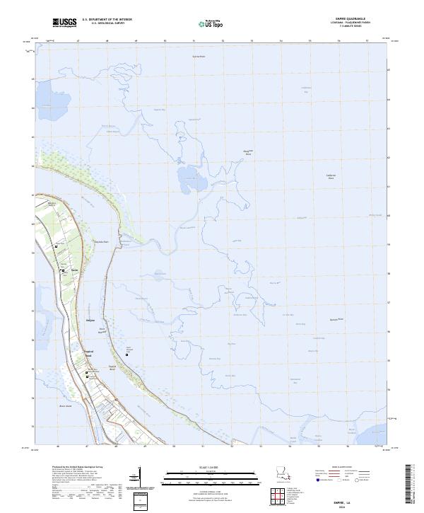 USGS Topographic Map – Empire
