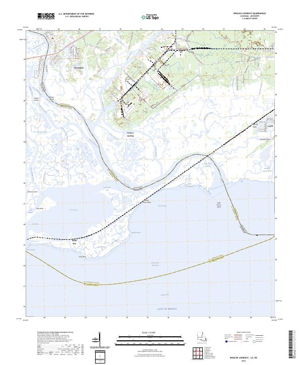 USGS Topographic Map – English Lookout