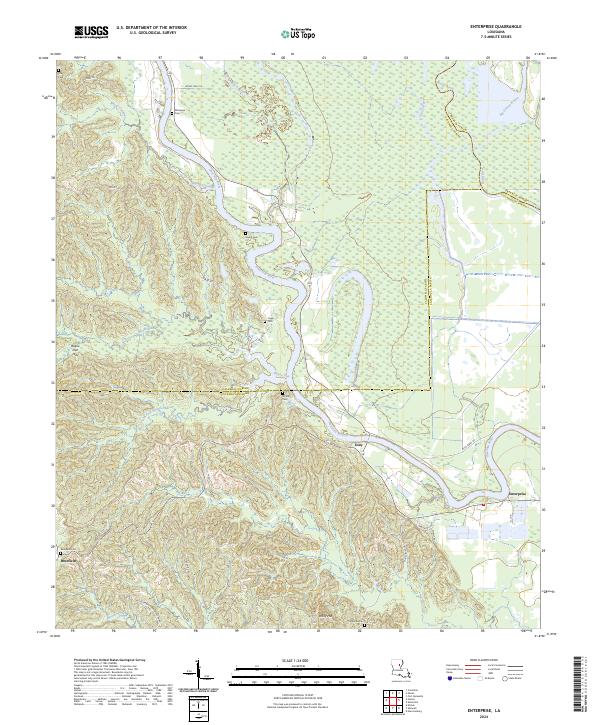 USGS Topographic Map – Enterprise