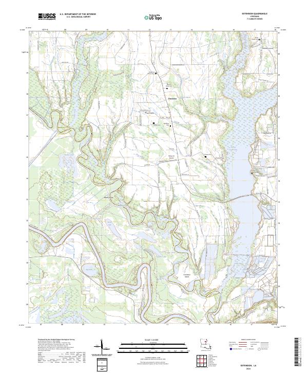 USGS Topographic Map – Extension