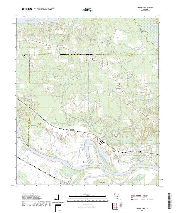 USGS Topographic Map – Fairview Alpha