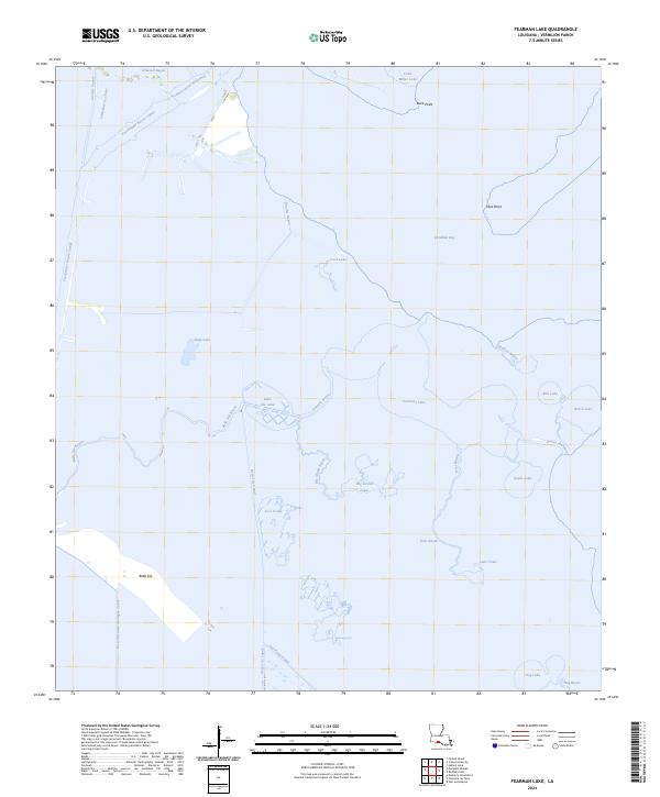 USGS Topographic Map – Fearman Lake