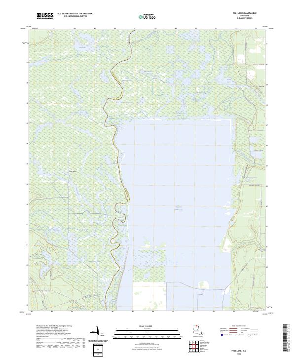 USGS Topographic Map – Fish Lake