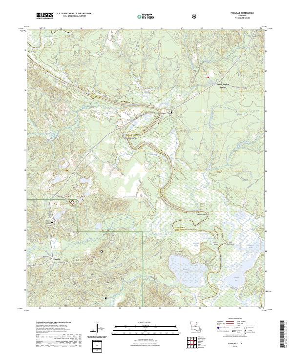 USGS Topographic Map – Fishville
