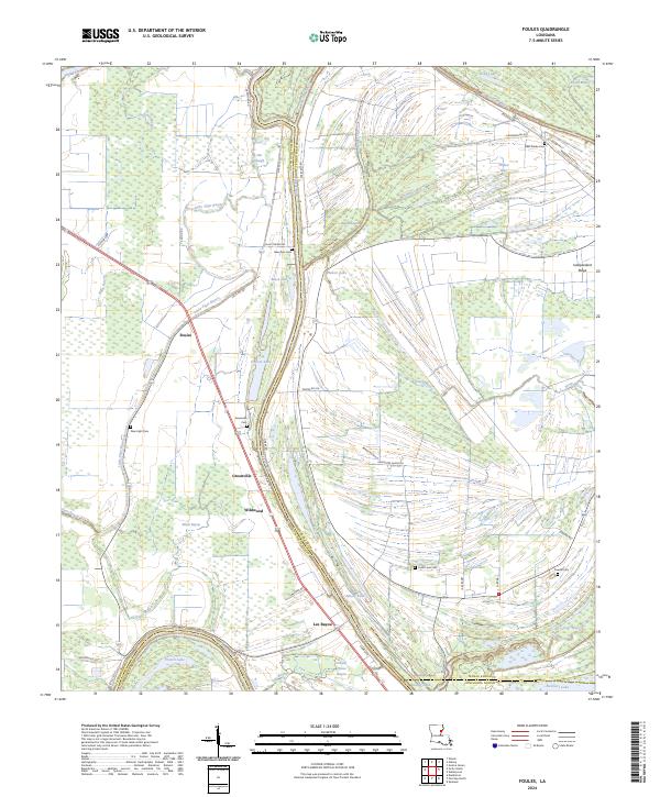 USGS Topographic Map – Foules