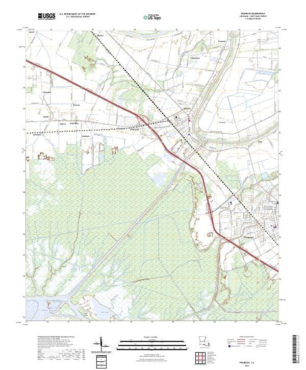 USGS Topographic Map – Franklin