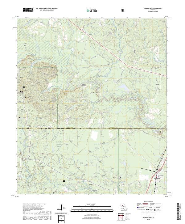 USGS Topographic Map – Georgetown