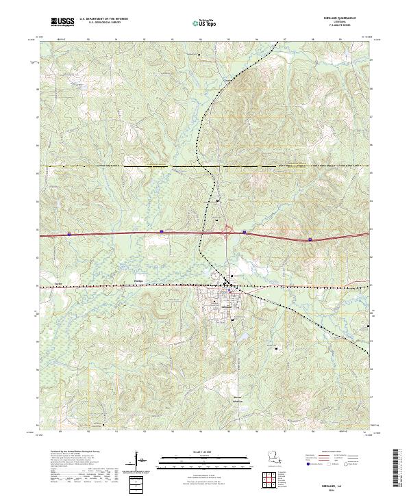 USGS Topographic Map – Gibsland