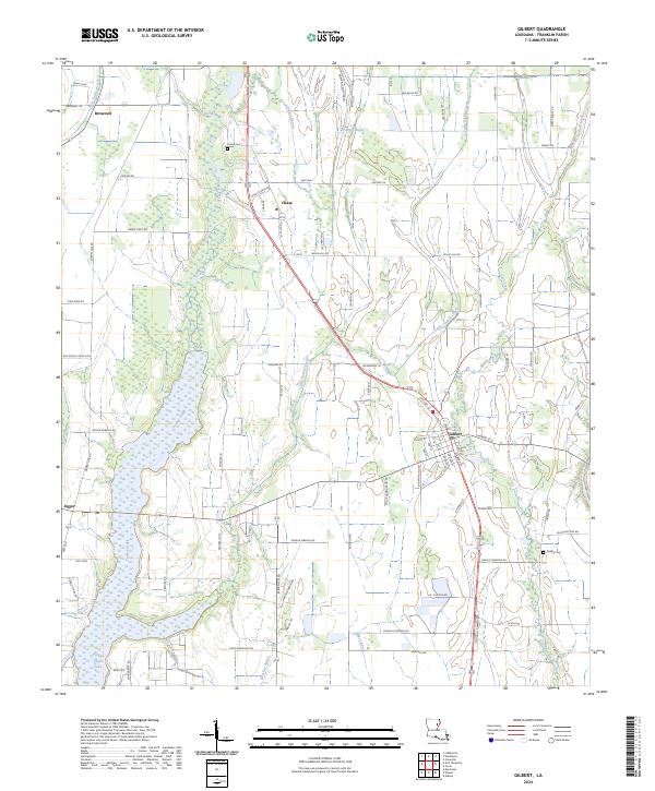 USGS Topographic Map – Gilbert