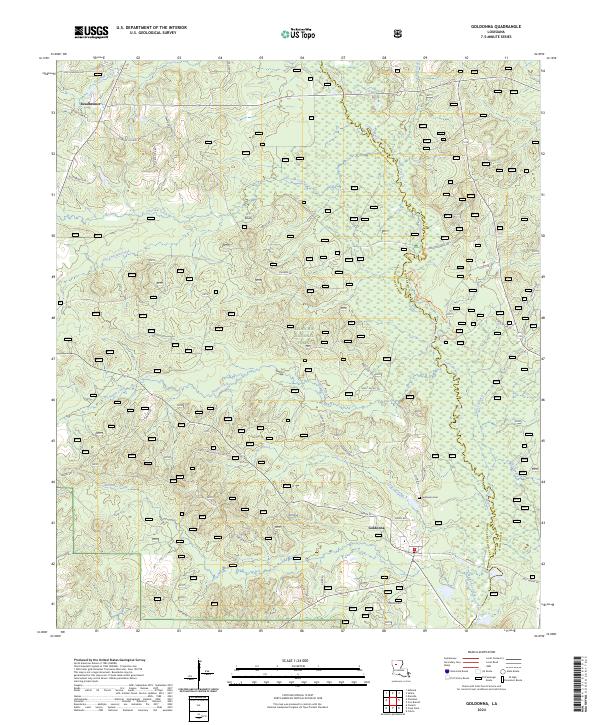 USGS Topographic Map – Goldonna