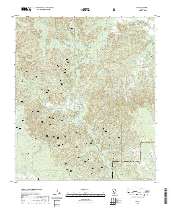USGS Topographic Map – Gorum