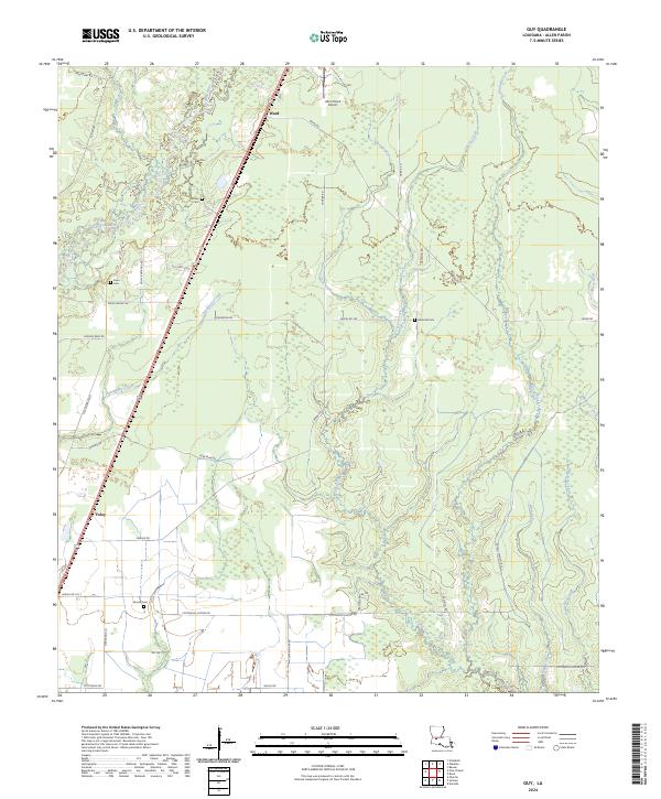USGS Topographic Map – Guy