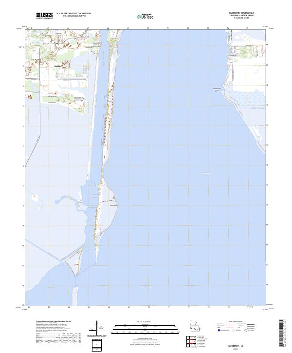 USGS Topographic Map – Hackberry
