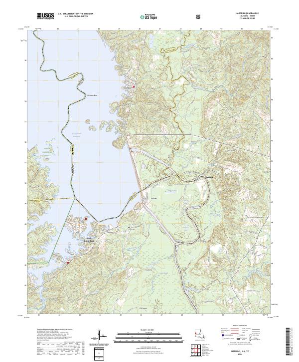 USGS Topographic Map – Haddens