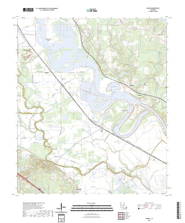 USGS Topographic Map – Hanna
