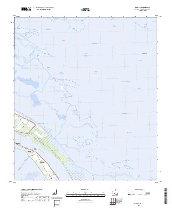 USGS Topographic Map – Happy Jack
