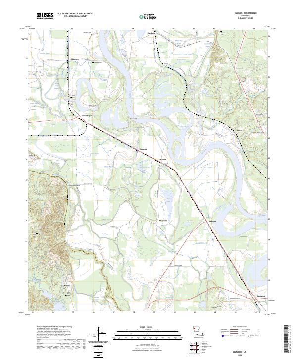 USGS Topographic Map – Harmon