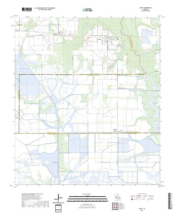 USGS Topographic Map – Hayes