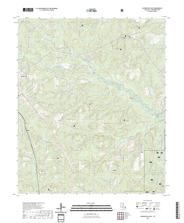 USGS Topographic Map – Haynesville East